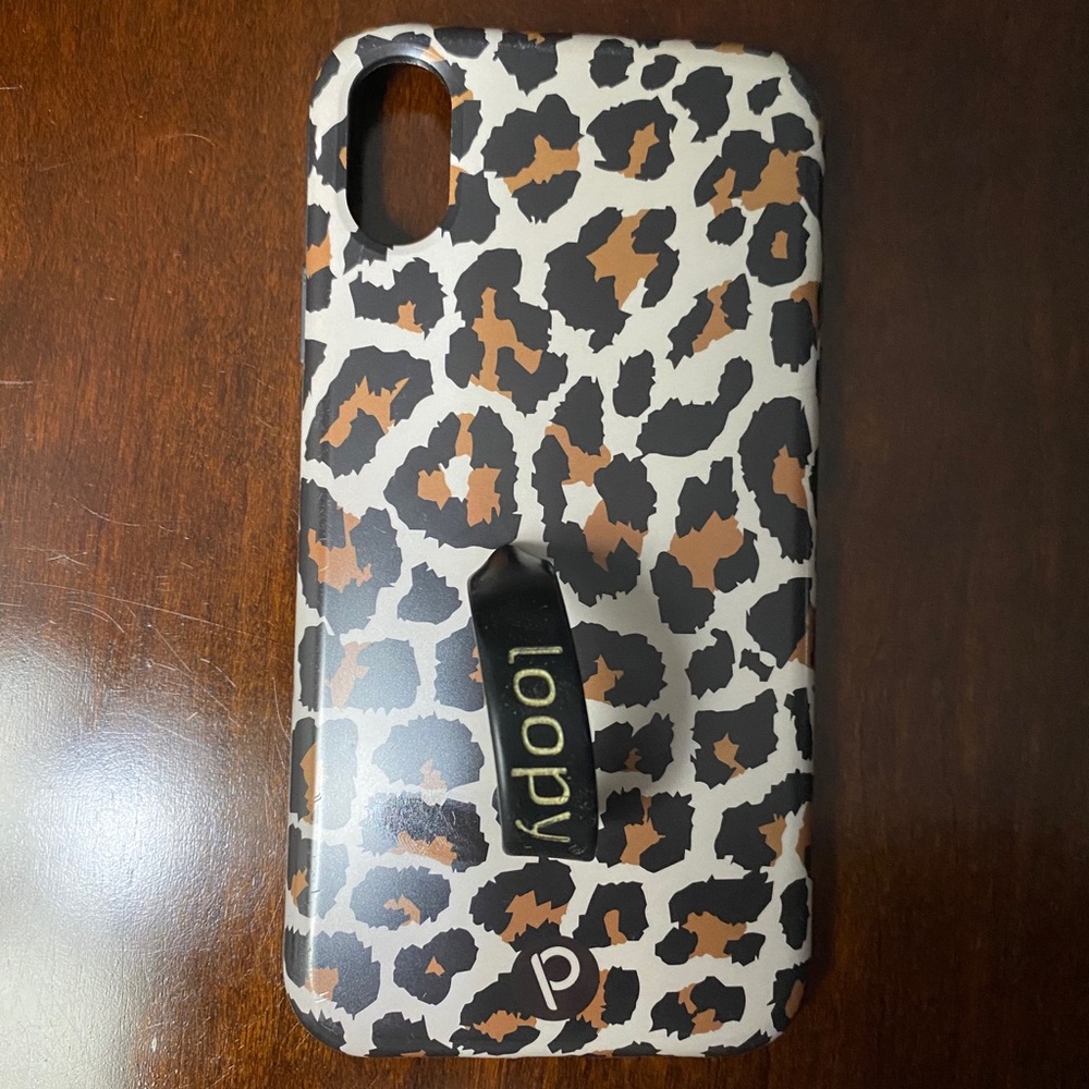 IPHONE XR LEOPARD LOOPY CASE (GUC)